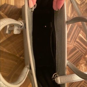 Yves Saint Laurent metallic purse